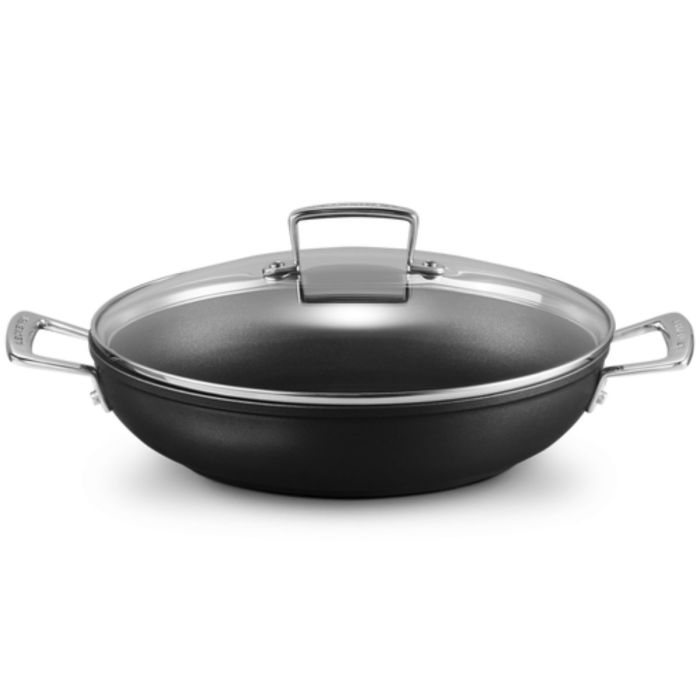 Provençaalse Sauteerpan met Glazen Deksel Ø 28 CM