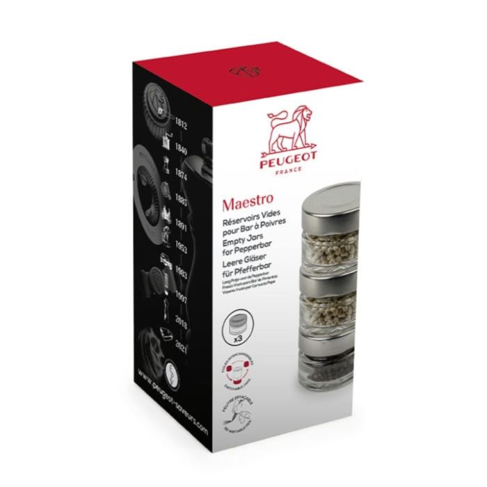 PEUGEOT MAESTRO SET 3 LEGE CAPSULES GLAS