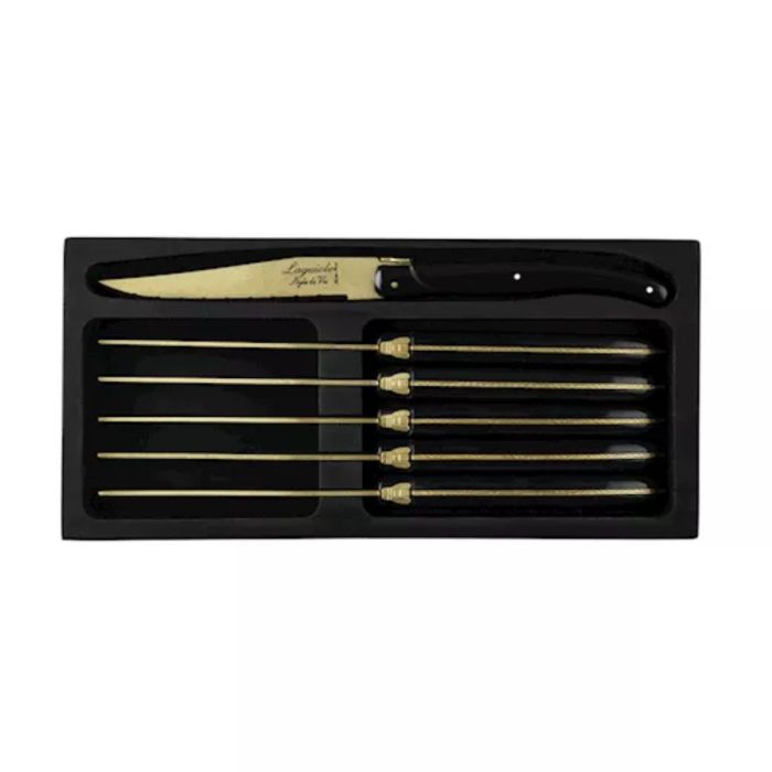 STYLE DE VIE PRESTIGE LINE 6 STEAKMESSEN GOLD STONEWASH