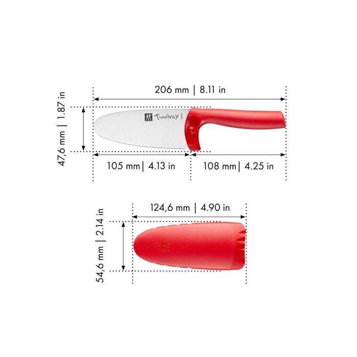 ZWILLING TWINNY KINDERMES - ROOD