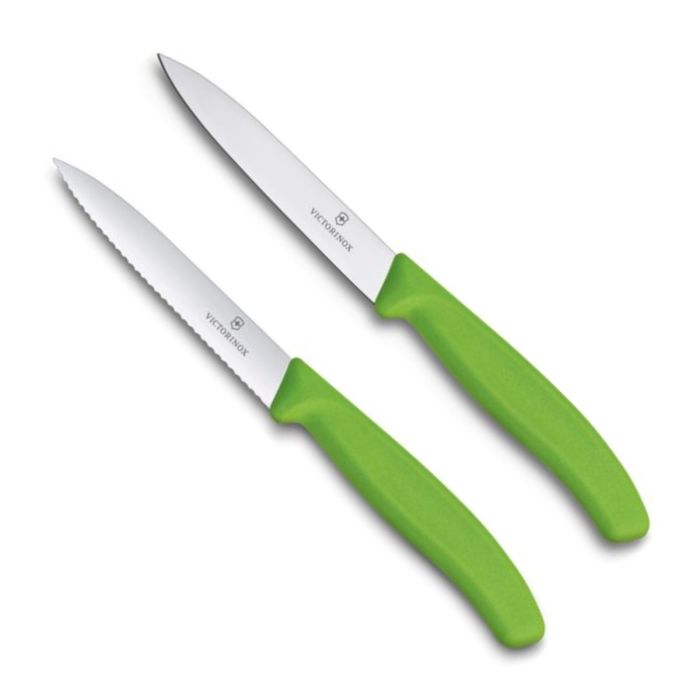 VICTORINOX KARTEL/GLAD PAIRING KNIFE GROEN