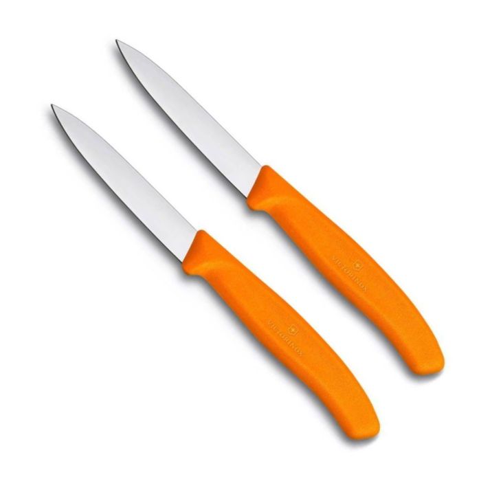 VICTORINOX GLAD MES ORANJE 2PCS