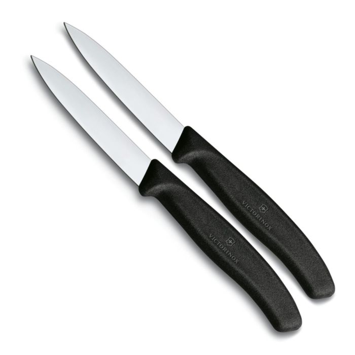 VICTORINOX GLAD MES ZWART 2PCS