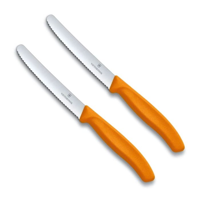 VICTORINOX TOMAATMESJE ORANJE 2PCS