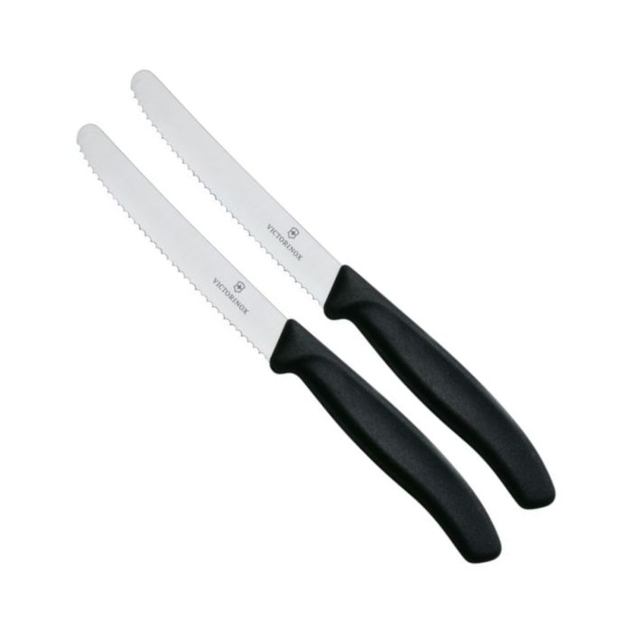 VICTORINOX TOMAATMESJES ZWART 2PCS